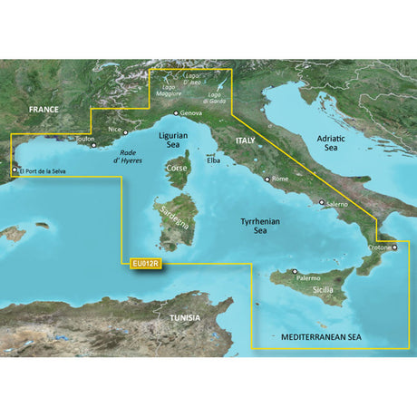 Garmin BlueChart  g3 HD - HXEU012R - Italy West Coast - microSD/SD - 010-C0770-20