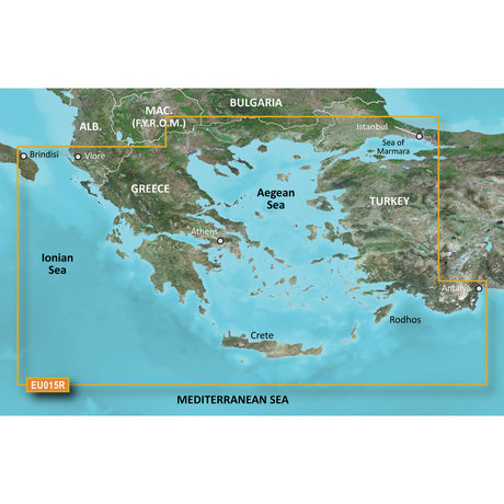 Garmin BlueChart  g3 HD - HXEU015R Aegean Sea & Sea of Marmara - microSD/SD - 010-C0773-20