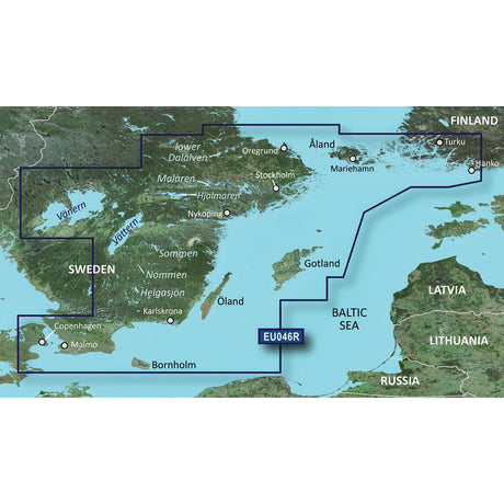 Garmin BlueChart  g3 HD - HXEU046R - Oregrund Aland to Malmo - microSD/SD - 010-C0782-20