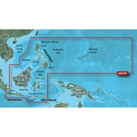 Garmin BlueChart  g3 HD - HXAE005R - Phillippines - Java - Mariana Islands - microSD/SD - 010-C0880-20