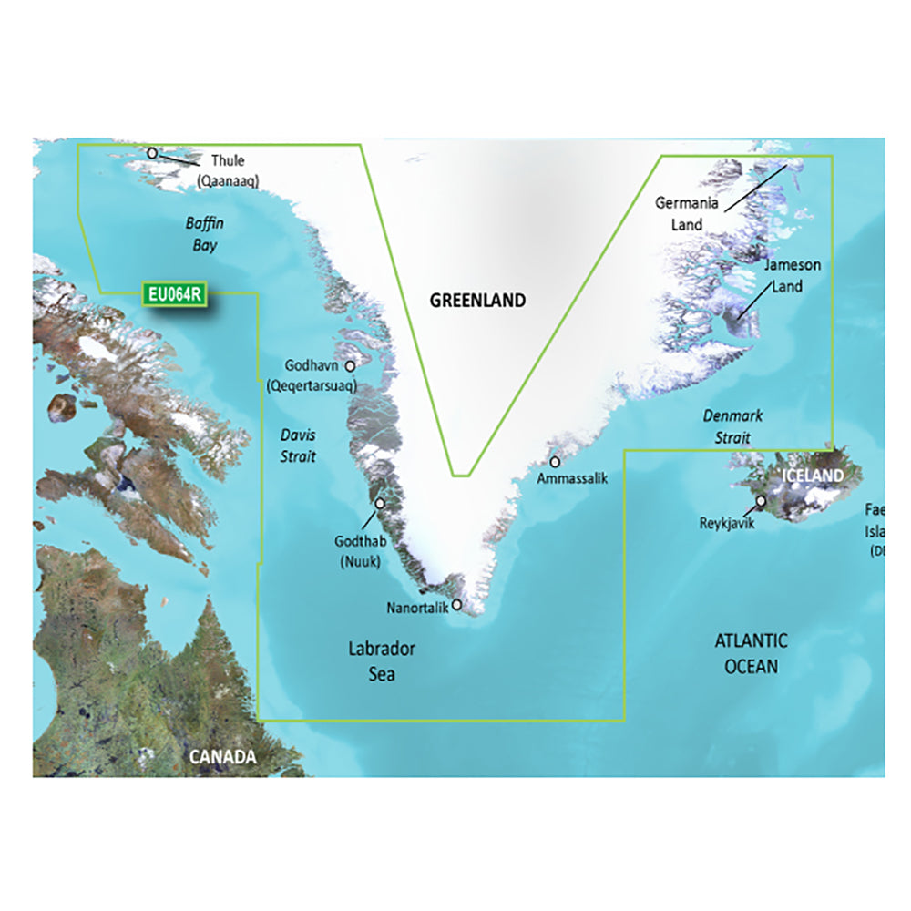 Garmin BlueChart  g3 Vision  HD - VEU064R - Greenland - microSD/SD - 010-C1001-00