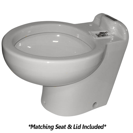 Raritan Marine Elegance Toilet - 220HS012 - Household Style - White - Fresh or Saltwater - Smart Controller - 12v - 220HS012