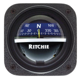 Ritchie V-537B Explorer Compass - Bulkhead Mount - Blue Dial - V-537B