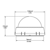 Ritchie XP-99W Kayaker Compass - Surface Mount - White - XP-99W