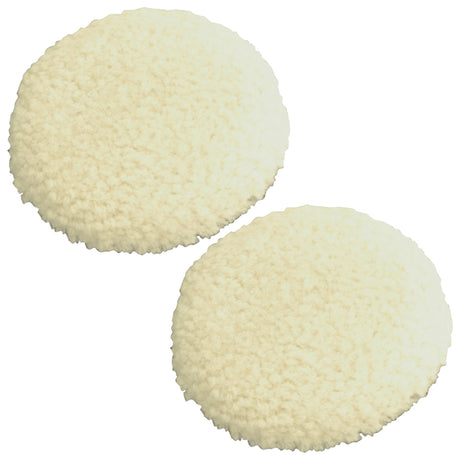 Shurhold Buff Magic Compounding Wool Pad - 2-Pack - 6.5" for Dual Action Polisher - 3151