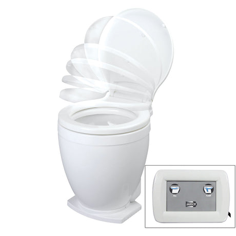 Jabsco Lite Flush Electric Toilet (12v) with Control Panel - 58500-1012