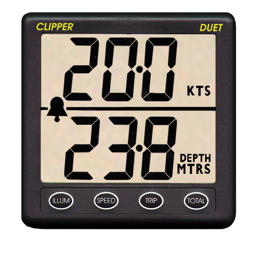Clipper Duet Instrument Depth Speed Log with Transducer - CL-DS