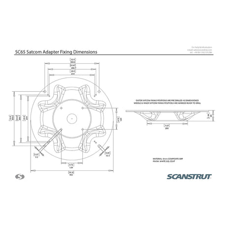 Scanstrut SC65 Satcom Mount - SC65