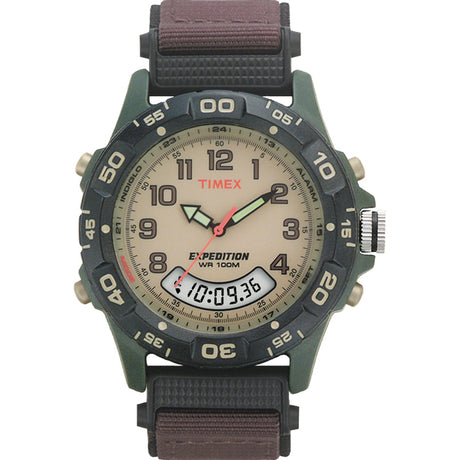 Timex Expedition Resin Combo Classic Analog Green/Black/Brown - T45181