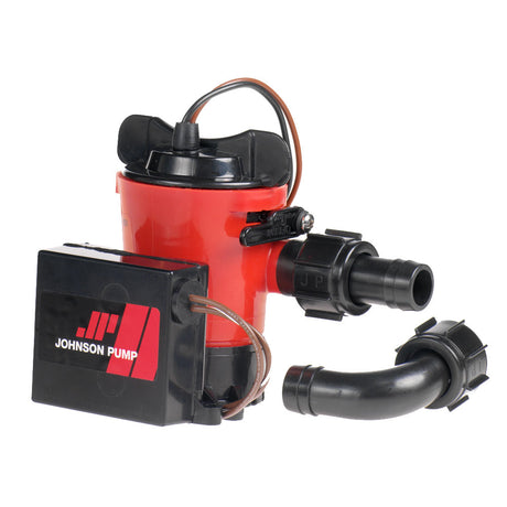 Johnson Pump 500 GPH Auto Bilge Pump 3/4" Hose 12V Dura Port - 07503-00