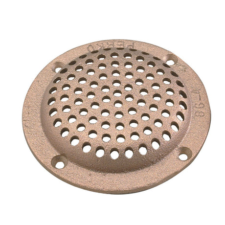 Perko 5" Round Bronze Strainer MADE IN THE USA - 0086DP5PLB