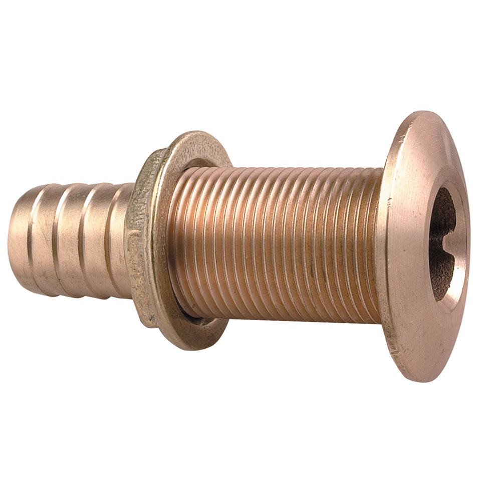 Perko 5/8" Thru-Hull Fitting f/ Hose Bronze MADE IN THE USA - 0350004DPP