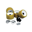 C.E. Smith Ribbed Roller Replacement Kit - 4 Pack - Gold - 29310