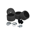 C.E. Smith Ribbed Roller Replacement Kit - 4 Pack - Black - 29210