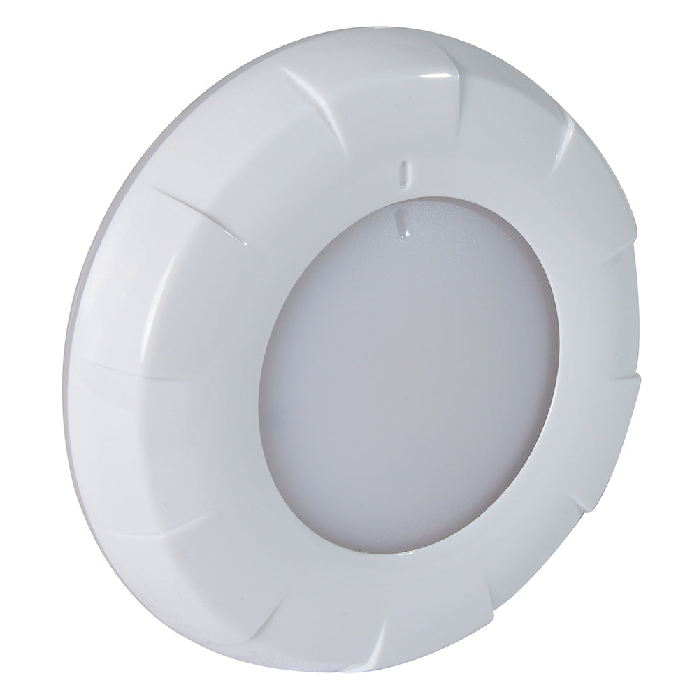 Lumitec Aurora LED Dome Light - White Finish - White Dimming - 101077