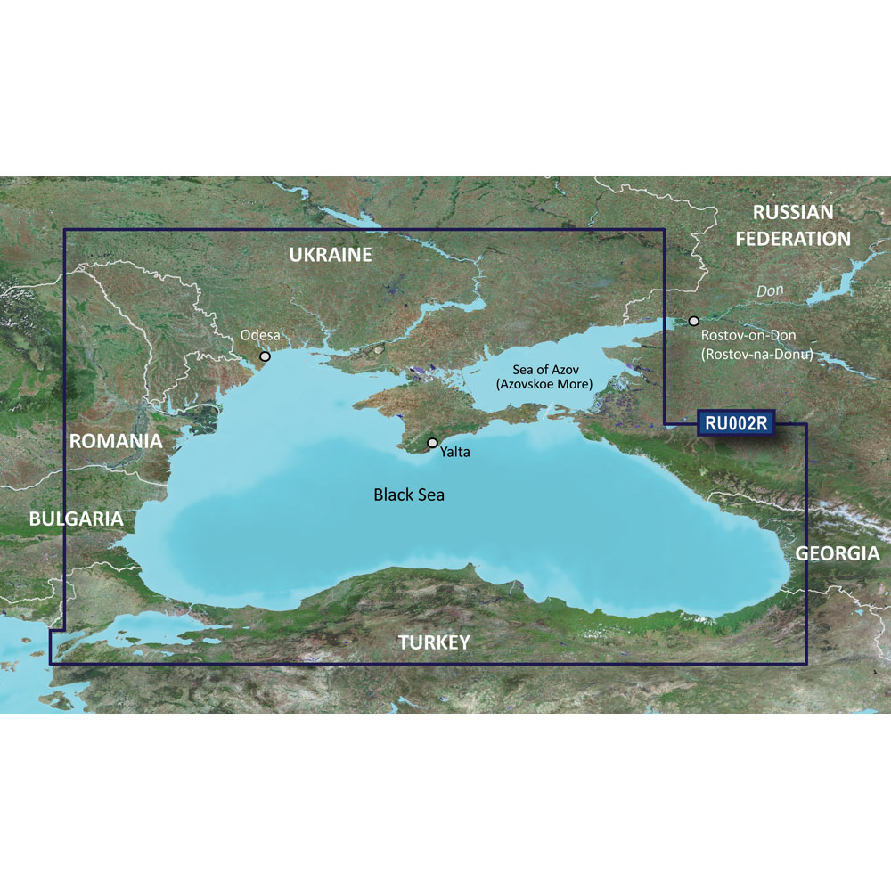 Garmin BlueChart  g3 HD - HXRU002R - Black Sea & Azov Sea - microSD/SD - 010-C1064-20