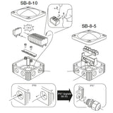 Scanstrut SB-8-5 Junction Box - SB-8-5