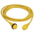 Marinco 30 Amp PowerCord PLUS Cordset with Power-On LED - Yellow 50ft - 199119