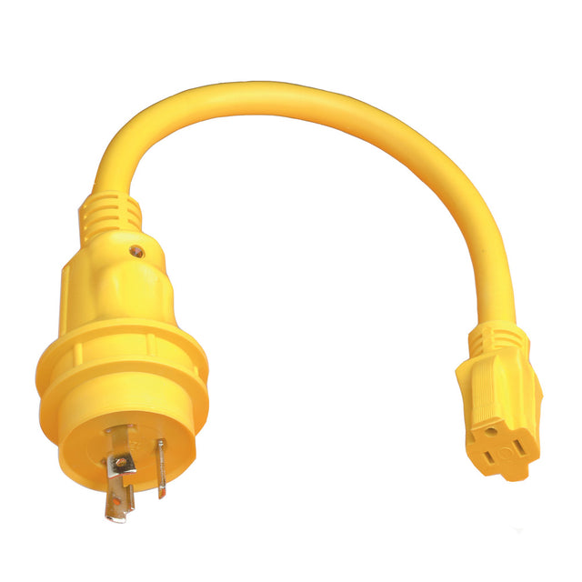 Marinco Pigtail Adapter - 15A Female to 30A Male - 105SPP
