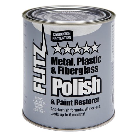 Flitz Polish - Paste - 2.0 lb. Quart Can - CA 03518-6