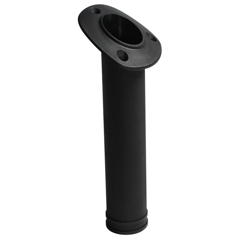 C.E. Smith Flush Mount 30° Nylon Rod Holder - Black - 55121A