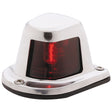 Attwood 1-Mile Deck Mount, Red Sidelight - 12V - Stainless Steel Housing - 66319R7