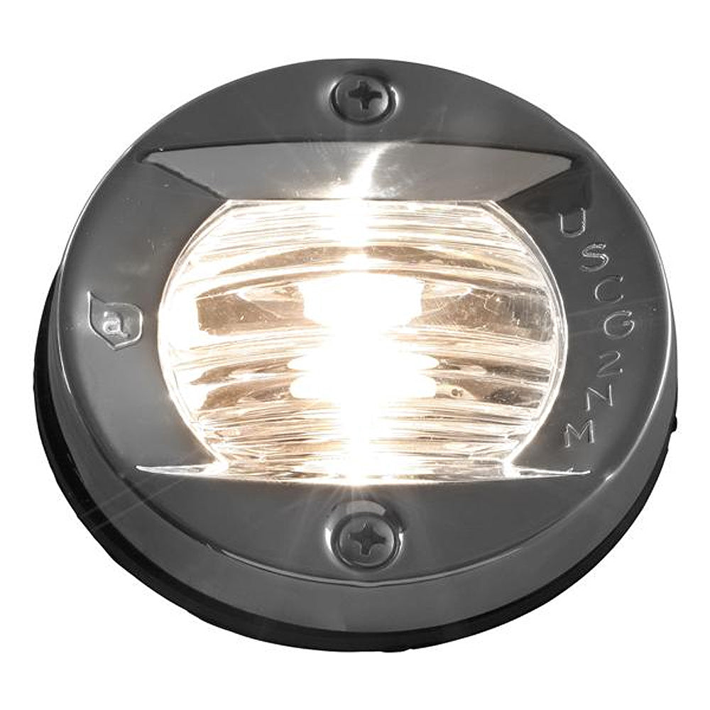 Attwood Vertical, Flush Mount Transom Light - Round - 6356D7