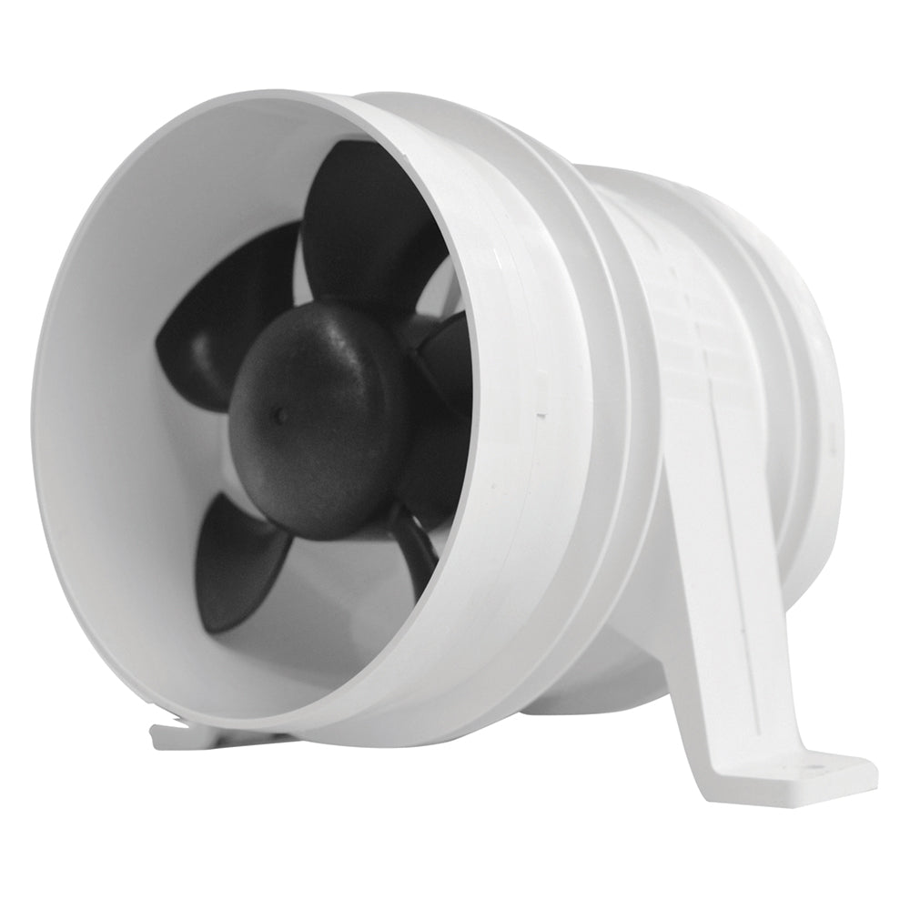 Attwood Turbo 4000 Series II Water-Resistant, In-Line Blower - 12V - White - 1749-4
