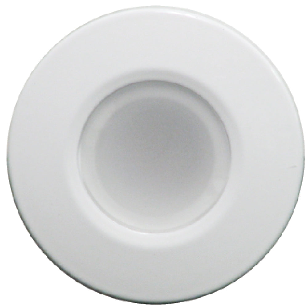 Lumitec Orbit - Flush Mount Down Light - White Finish - 4-Color Blue/Red/Purple/White Non Dimming - 112520