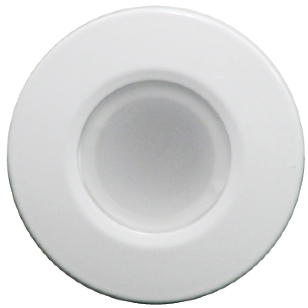 Lumitec Orbit - Flush Mount Down Light - White Finish - 2-Color Blue/White Dimming - 112521