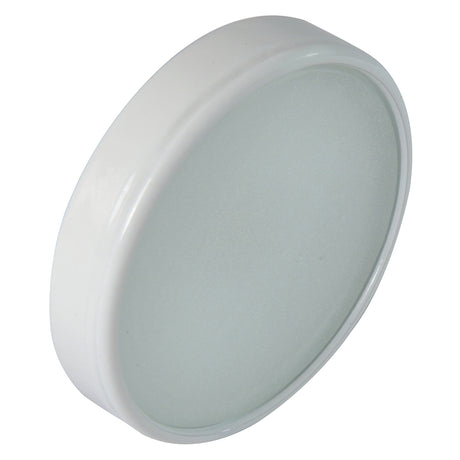 Lumitec Halo - Flush Mount Down Light - White Finish - 4-Color - White/Blue/Red/Purple Non-Dimming - 112820