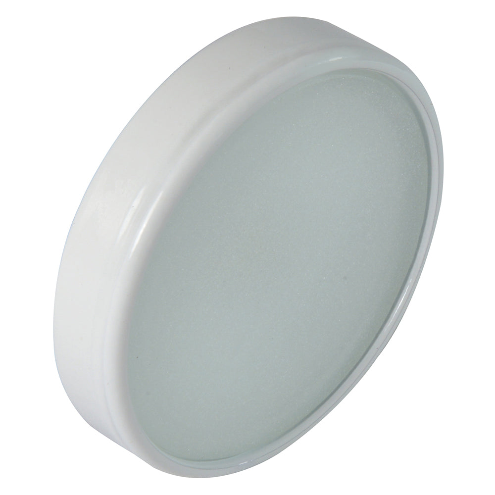 Lumitec Halo Down Light - White Housing, Blue w/White Dimming Light - 112821