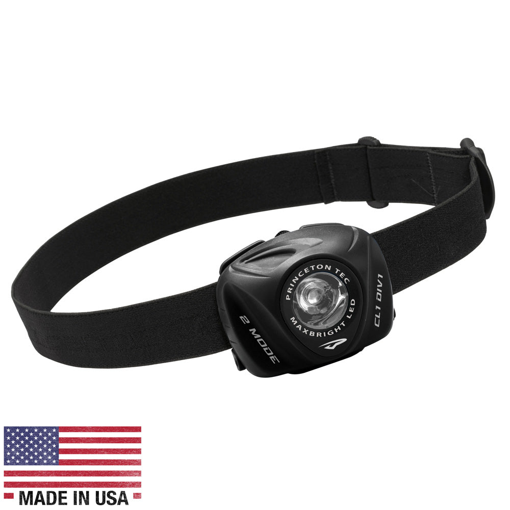 Princeton Tec EOS II 80 Lumen Intrinsically Safe Headlamp - EOS-II-BK