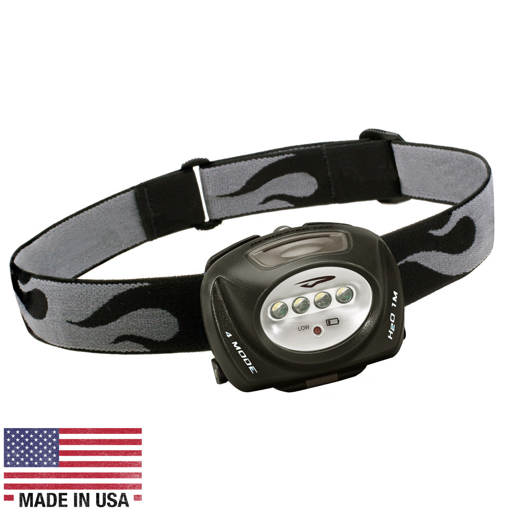 Princeton Tec QUAD 78 Lumen Headlamp - Black - QUAD-BK