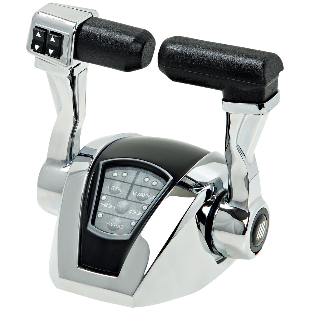 UFlex Power A Electronic Control Package - Dual Engine/Single Station - Mechanical Throttle/Mechanical Shift w/Trim - MM21T