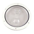Beckson 6" Clear Center Screw Out Deck Plate - White - DP60-W-C