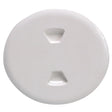 Beckson 5" Twist-Out Deck Plate - White - DP50-W