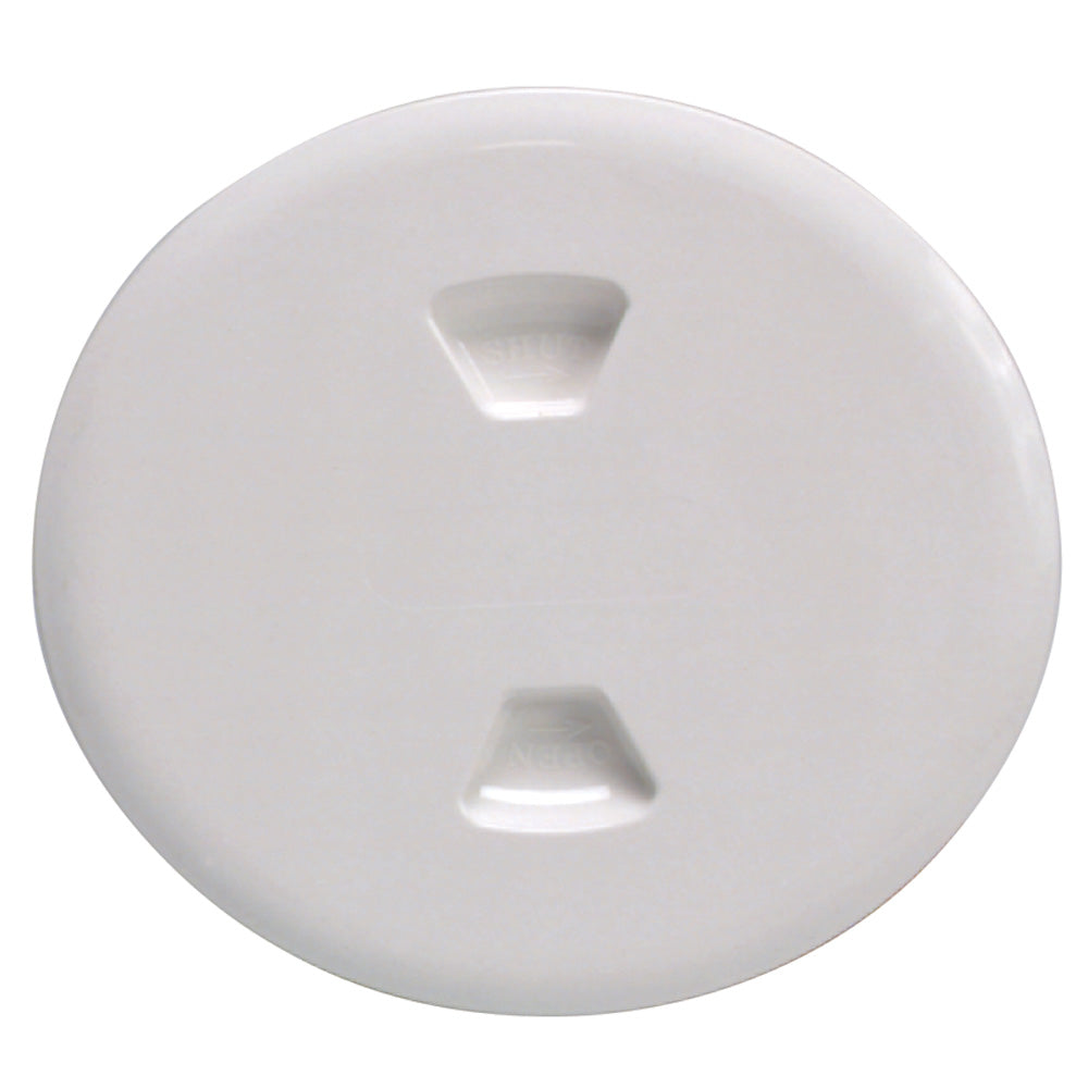 Beckson 5" Twist-Out Deck Plate - White - DP50-W