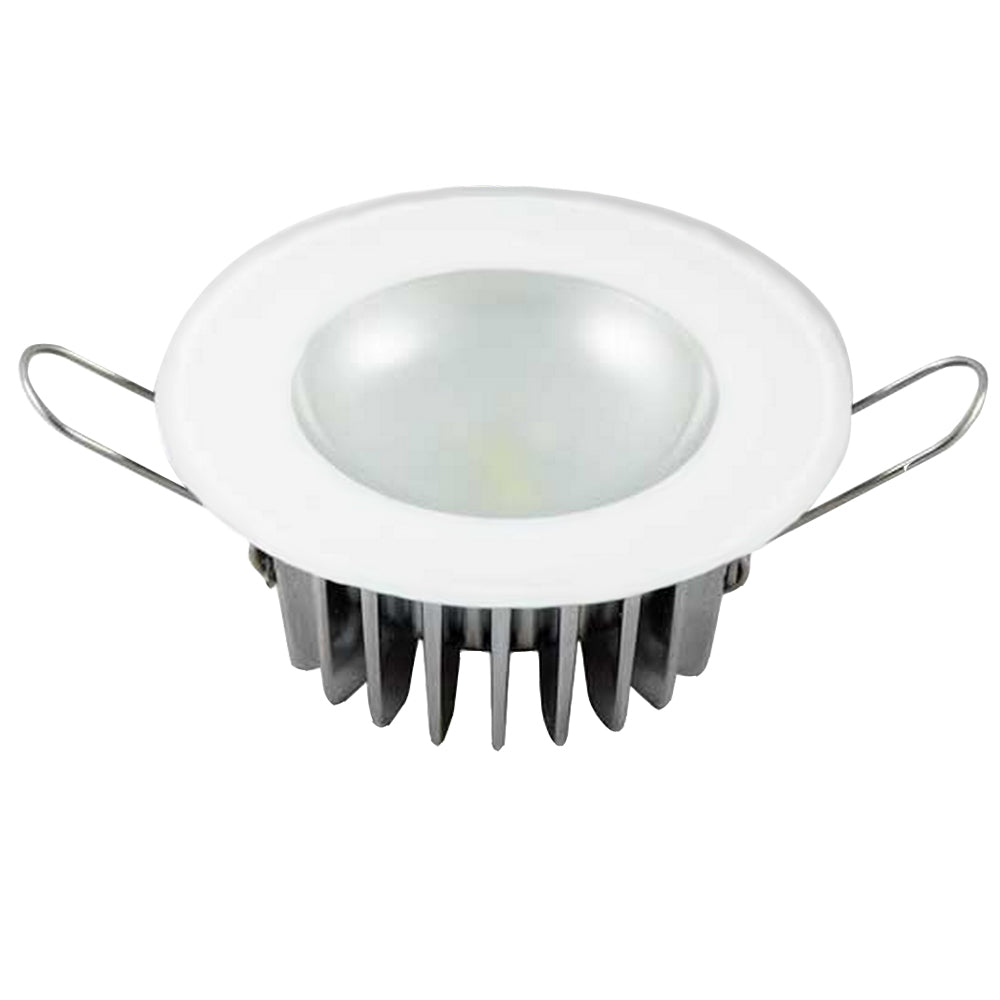 Lumitec Mirage - Flush Mount Down Light - Glass Finish/No Bezel - White Non-Dimming - 113193