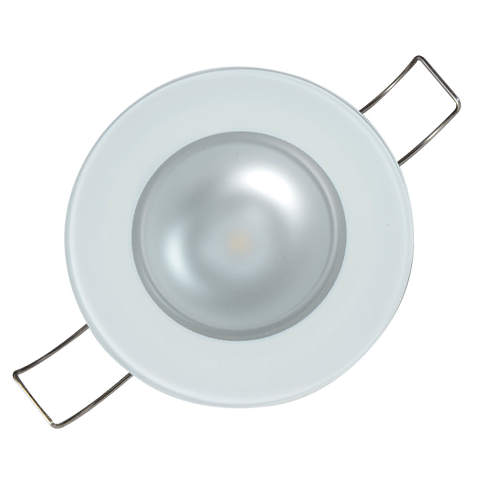 Lumitec Mirage - Flush Mount Down Light - Glass Finish/No Bezel - White Non-Dimming - 113193