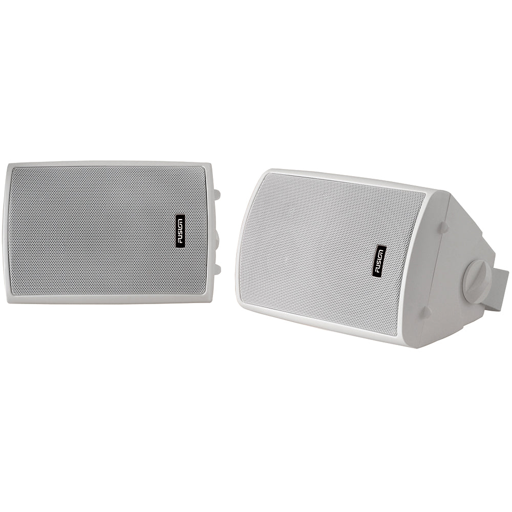 Fusion 4" Compact Marine Box Speakers - (Pair) White - MS-OS420