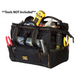 CLC 1533 12" Tool Bag with  Top-Side Plastic Parts Tray - 1533
