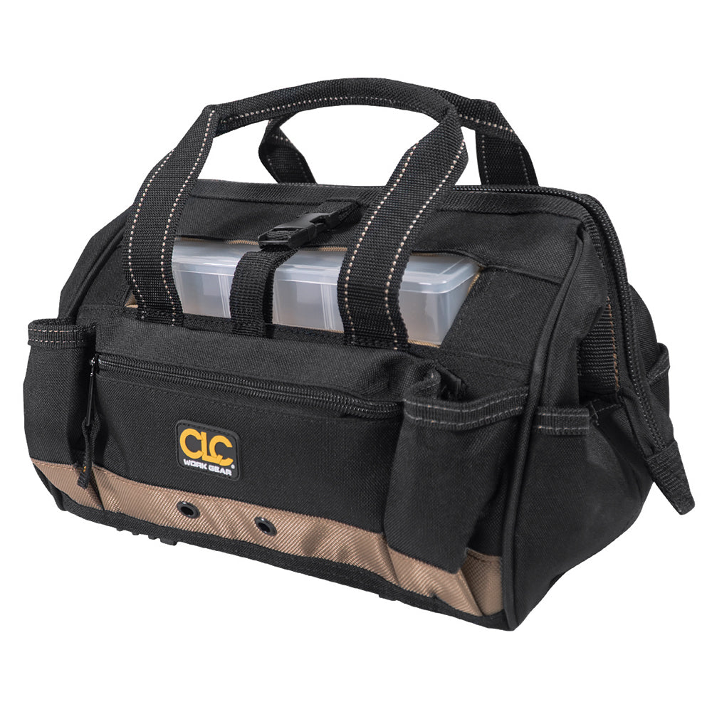 CLC 1533 12" Tool Bag with  Top-Side Plastic Parts Tray - 1533