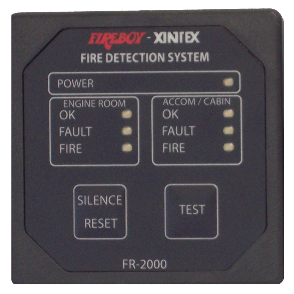 Xintex 2 Zone Fire Detection & Alarm Panel - FR-2000-R