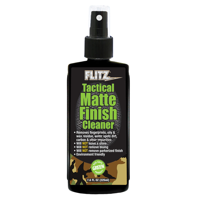 Flitz Tactical Matte Finish Cleaner - 7.6oz Spray - TM 81585