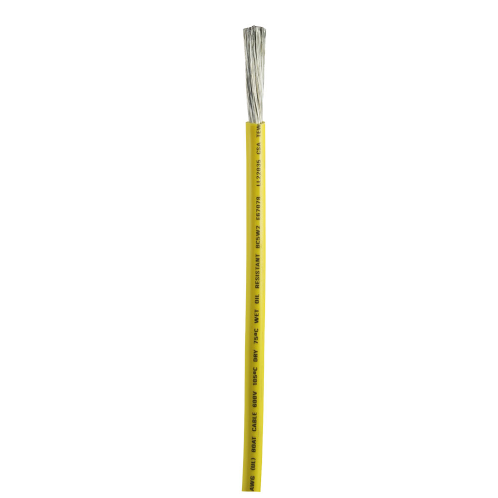 Ancor Yellow 4 AWG Battery Cable - Sold By The Foot - 1139-FT - 1139-FT