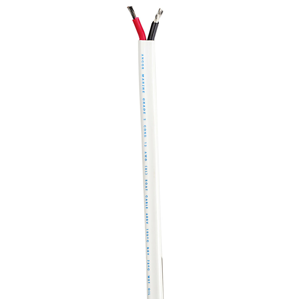 Ancor Standard Duplex Cable - Flat 8/2 - 2x8mm&#178; - Red/Black - Sold By The Foot - 1209-FT - 1209-FT