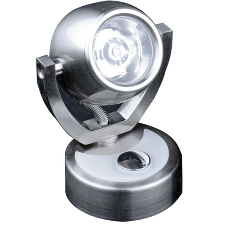 Lunasea Wall Mount LED Light with Touch Dimming - Warm White/Brushed Nickel Finish - Rotating Light - LLB-33JW-81-OT