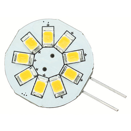 Lunasea G4 8 LED Side Pin Light Bulb - 12VAC or 10-30VDC/1.2with 123 Lumens - Warm White - LLB-216W-21-00