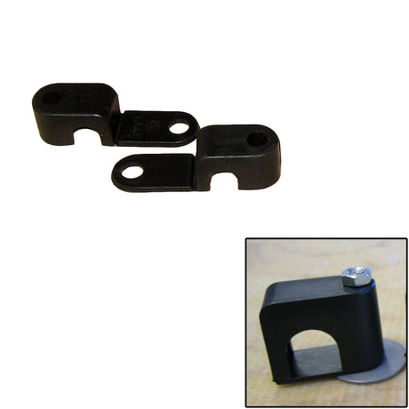 Weld Mount Single Poly Clamp for 1/4" x 20 Studs - 3/8" OD - Requires 1" Stud - Qty. 25 - 60375